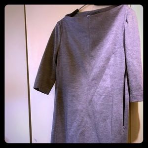DVF gray wool work dress!